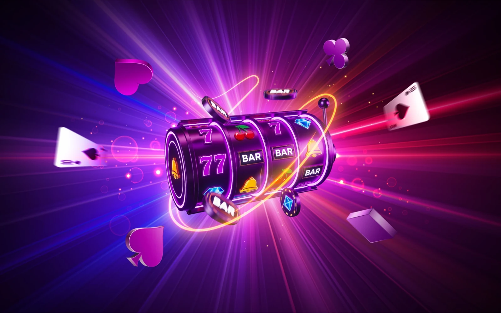 Tampilan slot mobile dengan reel dan elemen bonus